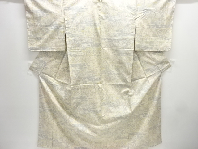 Japanese Kimono / Tsumugi Omeshi Silk
